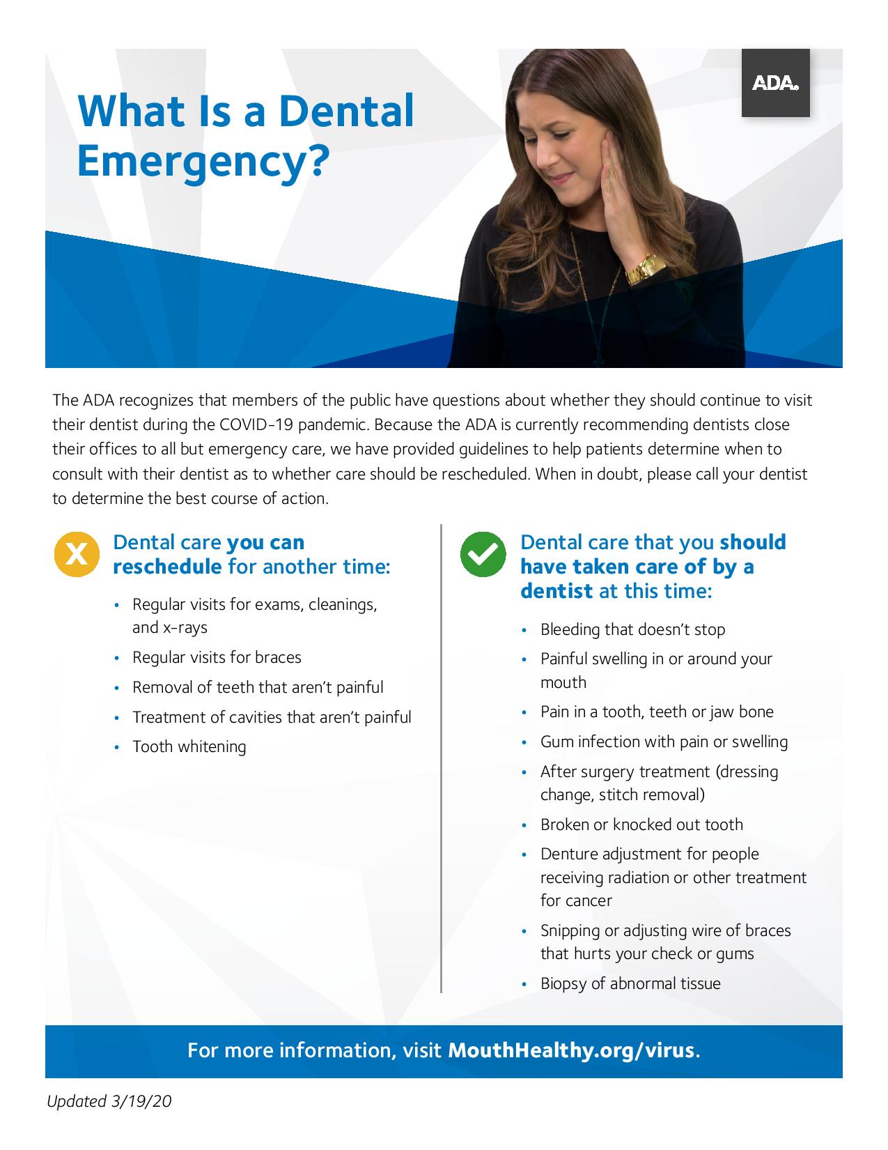 Dental Emergency